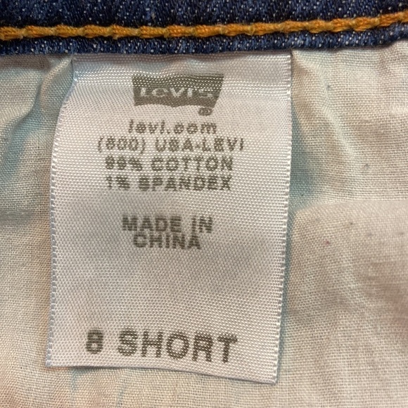 Levi’s 515 Bootcut Jeans 8 Short Dark wash - Picture 8 of 9